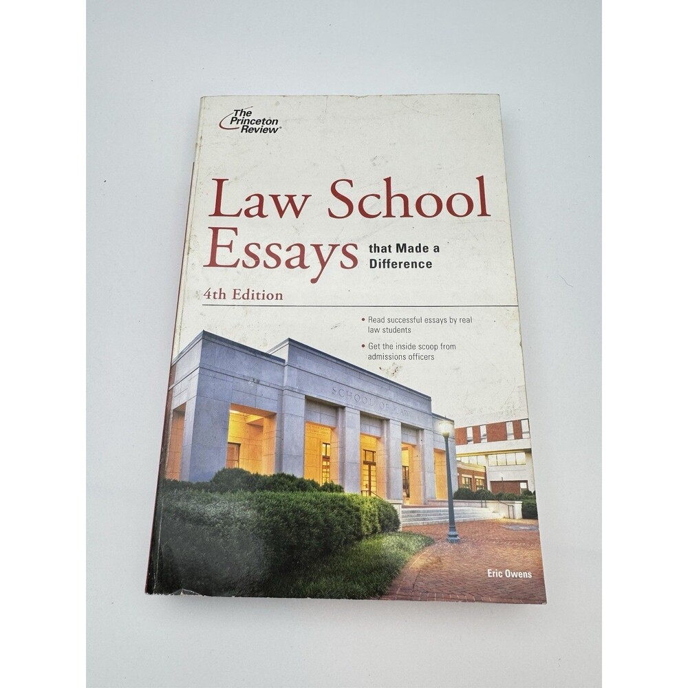 Graduate School Admissions Guides: Law School Essays That Made a Difference...